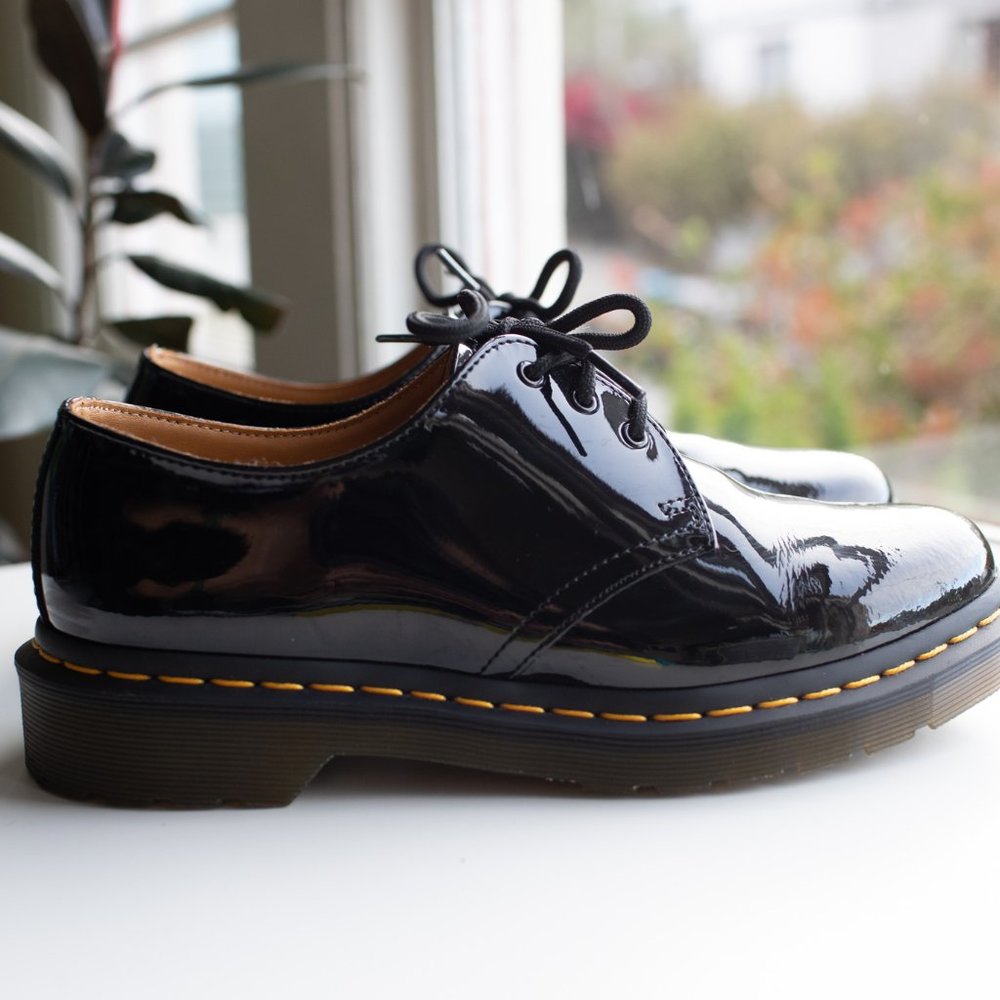 1Dr. Martens | 461 Patent lace-up oxfords | 10